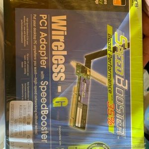 Wireless speed booster pci adapter